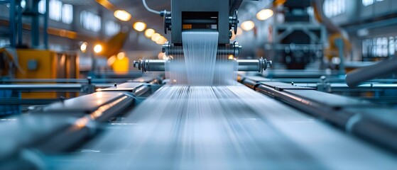 Rhythmic Precision in Textile Production. Concept Textile Techniques, Efficiency in Production, Traditional Methods, Quality Control, Machinery Upgrades