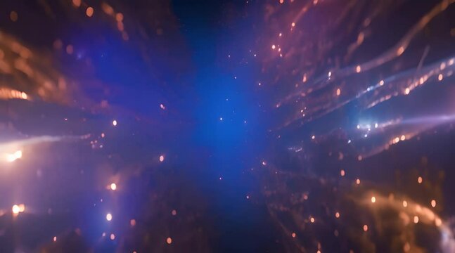 abstract cosmic space video background