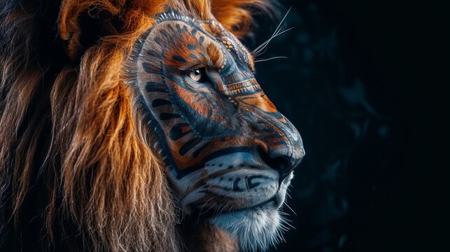Majestic Black Pride Lion