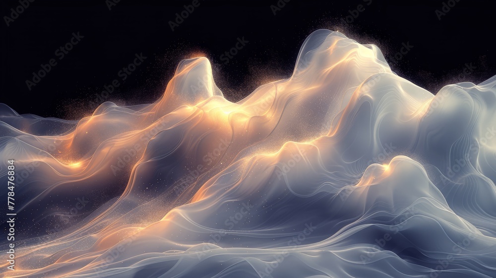 Canvas Prints ethereal peaks