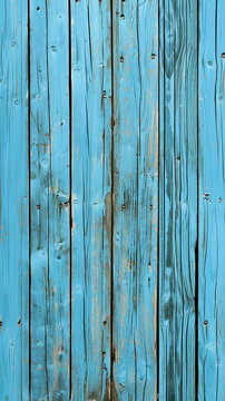 A detailed image of wood planks painted in a robin's egg blue. 32k, full ultra HD, high resolution