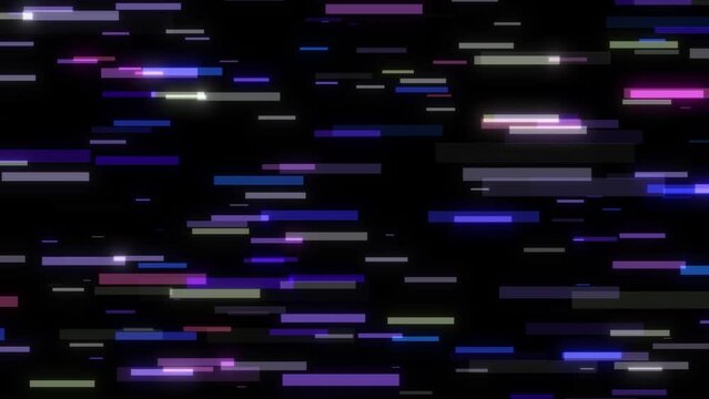 Digital Multi Color Square Rectangle Shape Animation. Abstract Rectangle Shape Motion,  Square Rectangle Shape Turning Big To Small Shape 