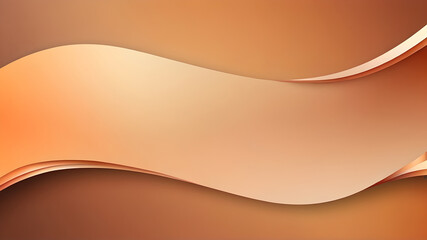 Light orange brown gradient abstract banner background