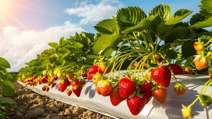 strawberry in the garden