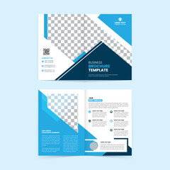 Company profile template layout design, corporate business brochure template design, multipages brochure.