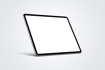Realistic Landscape Tablet Mockup