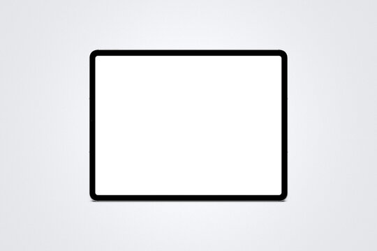 Realistic Landscape Tablet Mockup
