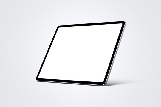 Realistic Landscape Tablet Mockup