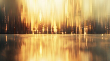 A shimmering, metallic background with a soft, blurred reflection of the viewer. (Create a sense of mystery in the emptiness)
