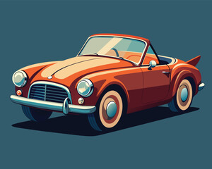 Pop art Colorful cars design vector