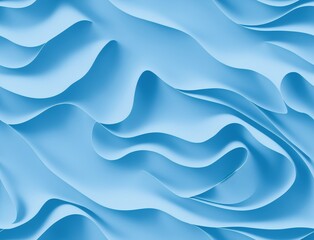 A blue background with wavy lines on it. - seamless and tileable - obrazy, fototapety, plakaty