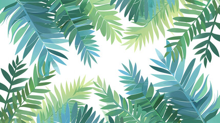 Fondo de hojas de plantas tropicales