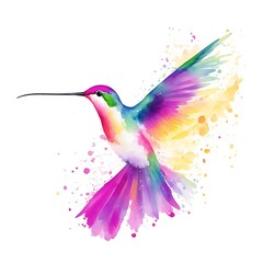 Watercolor Bird for print demand