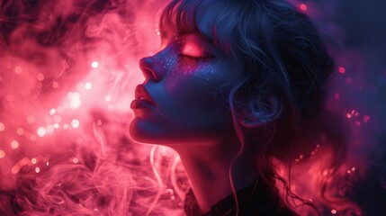 Naklejka premium Neon Dreams