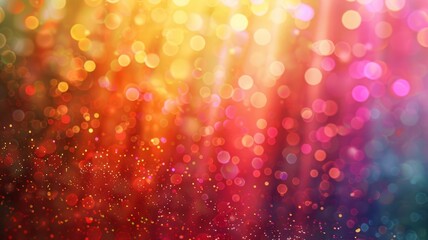 Abstract Light with Bokeh on Dreamy Background