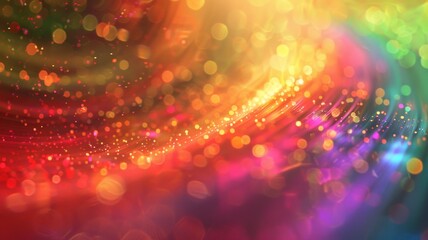Abstract Light with Bokeh on Dreamy Background
