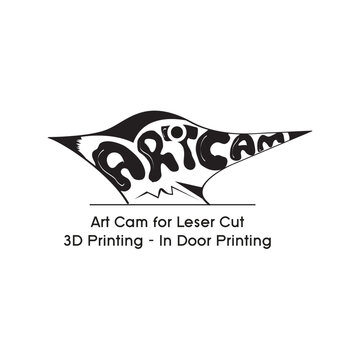 art cam logo design laser cut 