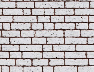 Obraz premium A brick wall with a light gray color. - seamless and tileable