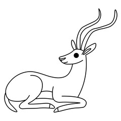 deer with a horns