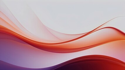 abstract background with orange and purple waves