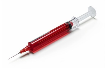 Fototapeta premium The Evolution of Medicine Tools: Sterile Syringes and Their Pivotal Role in Intravenous and Intradermal Immunizations
