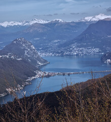 Melide Bridge in Switzerland.