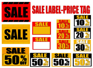 Sale Label Price Tag  Collection 
