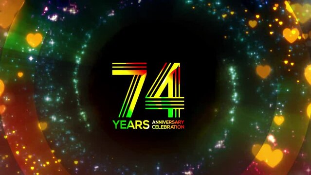 Festivals 74 Year Anniversary, Party Events, Wish Logo Videos