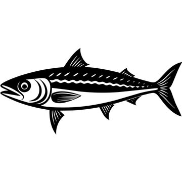recommend clip art: mackerel silhouette vector illustration