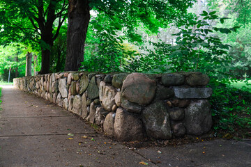 Rock Wall fence 