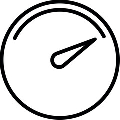Speedometer icon illustration isolated vector sign symbol