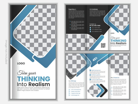 Business Overview Corporate Trifold Brochure