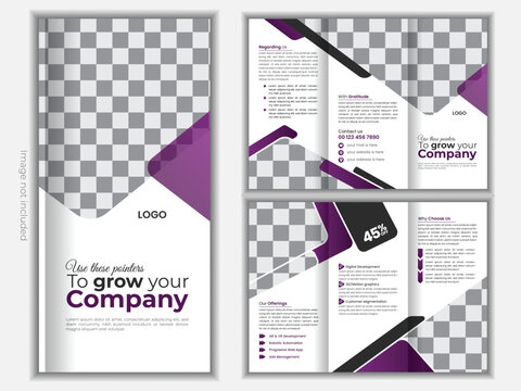 Business Overview Corporate Trifold Brochure