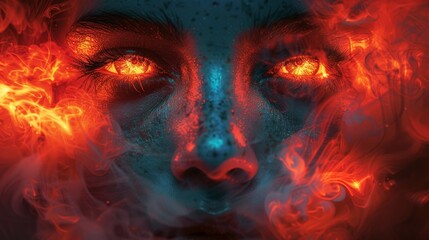 Fototapeta premium Incandescent Stare