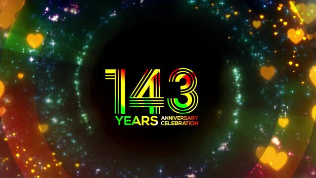 Festivals 143 Year Anniversary, Party Events, Wish Logo Videos