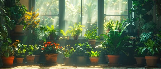 Gardening enthusiasts sharing their passion for plants on social media - obrazy, fototapety, plakaty