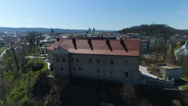 Royal Castle Museum Sanok Zamek Krolewski Aerial View Poland