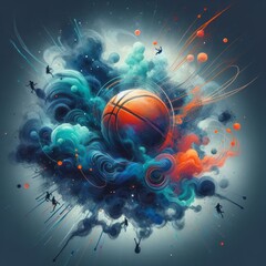 Spectral Symphony: Painting Basketball's Harmonies
