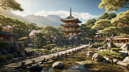 Zen Harmony: A Detailed Journey Through Japan's Serene Gardens and Temples