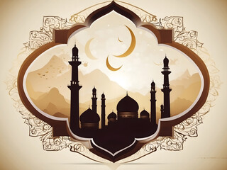 Wishing you a joyous Eid-al-Fitr, Eid-al-Adha, and Eid Mubarak! Check out our stunning vector illustration background design.