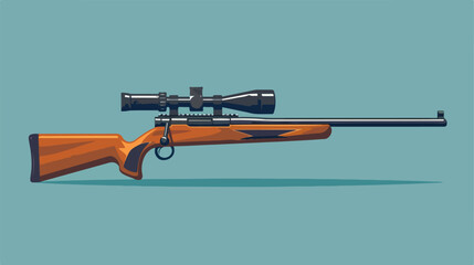 Air rifle icon vector illustration design 2d flat c - obrazy, fototapety, plakaty