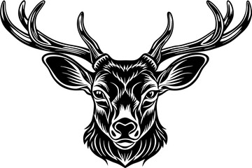 deer-head--white-background-vector-illustration 
