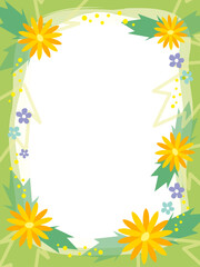 Flower background illustration
