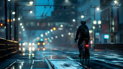 Rolgordijnen an urban bicycle commute © Théo