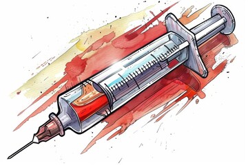 Efficacy of Syringe Usage in Medical Treatments: How Insulin and Anesthesia Delivery Shape Healthcare Interventions and Patient Safety - obrazy, fototapety, plakaty