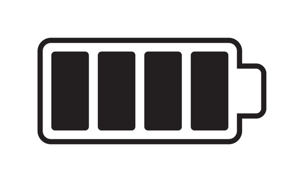 recommend clip art: Vector Battery Icon. Battery Charger Icon. Battery Charging Phases