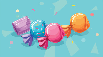 Candy icon vector illustration simple design 2d fla