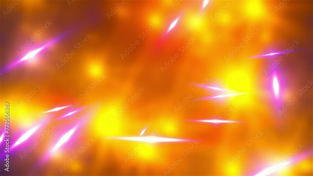 Aufkleber defocus lights with beams. computer generated 3d render