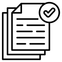 Documentation Icon Element For Design