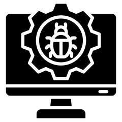 Debugging Icon Element For Design